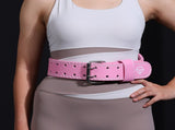 Size S Pink Professional Weightlifting Belt with Sponge Padding for Deep Squat Deadlift - Men V888-ELOSUNG17265