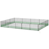 i.Pet Chicken Fence Electric 50Mx125CM Poultry Netting PET-CF-50X125-BK
