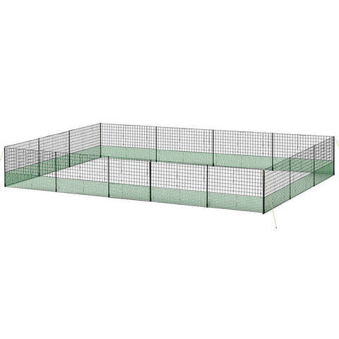 i.Pet Chicken Fence Electric 50Mx125CM Poultry Netting PET-CF-50X125-BK