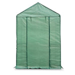 Green Fingers Greenhouse 1.2x1.9x1.9M Walk in Green House Tunnel Plant Garden Shed 4 Shelves GH-WALK-19X12-GR