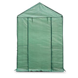 Greenfingers Greenhouse 1.2x1.9x1.9M Walk in Green House Tunnel Plant Garden Shed 4 Shelves GH-WALK-19X12-GR