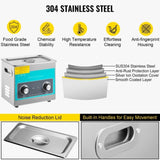 Knob Ultrasonic Cleaner 3L 40kHz Ultrasonic Cleaning Machine Knob Control Sonic Cleaner 304 V952-QXJSXNQXJ3L000001V3