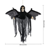 Hanging Bat Ghost Mixed Voice Control Lightening Eyes Screaming Moving Trick or Treat Party Hanging V1294-YM0717-10122798