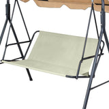 Outdoor Patio Chair Seat Replacement Cover 600D Thickened Oxford Cloth Slipcover for Metal Frame V1366-AZ2-W-12986