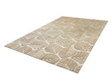Marlow Floor Rug Soft Embossed Carpet Non Slip Plush Shaggy Rugs Leaf Pattern FR2041-200X290_NZ
