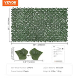Ivy Privacy Fence, 1500 x 2490 mm Artificial Green Wall Screen, Greenery Ivy Fence with Strengthened V952-WLSRZZWQ1J59OTT0SV0