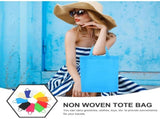 30pcs Non Woven Fabric Tote Shopping Bags with Handles Foldable Reusable Grocery Bags V1192-AZ-W-21359