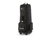 Everfit Golf Travel Bag Flight Cover Foldable Soft Case Wheels Black GOLF-B-BAG-TRAVEL-BK