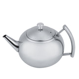 2L 201 Stainless Steel Teapot Coffee Tea Pot Kettle with Removable Infuser Filter V1294-YM0722-JY02106