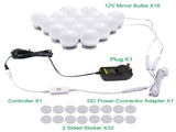 Hollywood Mirror Lights Makeup Vanity Lights, LED Vanity Mirror Lights Kit for Dressing Table, V1171-CB-G16NAUW