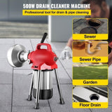 0.75-4 Inch Sectional Pipe Drain Cleaning Machine 400PRM Snake Cleaner Pipe Drain Cleaning Machine V952-75XGDSTQAB0000001V3