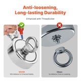 454 Kg Strong Fishing Magnet Kit Double-Sided Pull Force Rope Carabiner V952-CXDYTZ3JTSM18MVVCV0