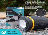 Slip Traction Treads with Reflective Stripe ,Best Grip Tape Grit Non Slip,Outdoor Non Skid V1192-AZ-W-15734