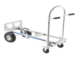 2 in 1 Hand Truck, 453.6 kg Load Capacity for 4-Wheel Mode, Convertible Hand Truck Dolly with V952-DGNSTHC1000BE9U5L001V0