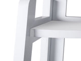 Levede 5 Tier Corner Shelf Wooden Storage White BO1013-WH