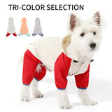 Waterproof Dog Raincoat with Hidden Leash Hole - Windproof and Comfortable for Outdoor Walks, V888-ELOSUNG10486