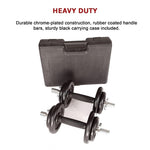 20kg Black Dumbbell Set with Carrying Case V63-770425