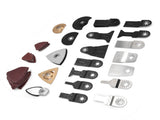 105Pcs/Set Oscillating Saw Blades Kit Quick Release Multitool Accessories for Wood Soft Metal V1294-YM0901-3111210258111