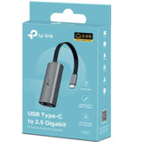 TP-Link UE302C USB Type-C to 2.5 Ethernet Network Adapter, 1 USB 3.0 Type-C Connector, 12.5 V1202-V2-NWTL-UE302C