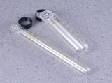 8pcs Graduated Glass Test Tube with Screw Caps, 30ml Heat Resistant Lab Sample Storage Tube V1192-AZ-W-21762