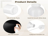 42PCS Spray Bottles, White Fine Mist Cleaning Bottles, Empty Refillable Atomizer Containers, V1192-AZ-W-18357