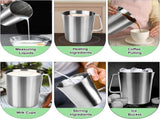 Measuring Cup with Pouring Spout - Cups with Scale - 1 Liter - Small Cups V1188-MS101-01399-1