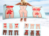 Beach Towel Absorbent Soft Microfiber Beach Towel Quick Dry Sexy Bath Towel for Bathroom Pool Camp V1294-YM0715-10345722