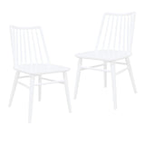 Riviera Solid Oak Dining Chair - Set of 2 V199-CH050RVRSF2WH