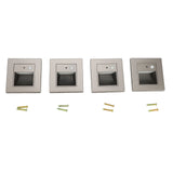 4pcs Motion Sensor Steps Intelligent Induction Embeddded Installation Bedroom Sensor Night V1294-YM0901-3114240038612