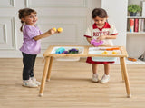 Kids Sensory Table Sand Water Play Table with 1 Paper Roll 3 Storage Bins V952-GGZDJZBK2129VB7WFV0