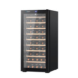 Devanti Wine Fridge Cooler 66 Bottles WC-168WS-66B-BK