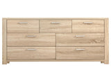 Artiss 7 Chest of Drawers - MAXI Pine FURNI-N-MAXI-CDR03-WD-AB