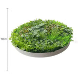 Artificial Green Wall Disc Art 150cm Dense Green Sensation V637-DP1013972W