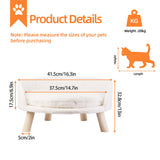 Luxury Round Pet Sofa Bed 40cm Soft Cushion Anti-skid V178-66936