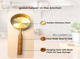 Stainless Steel Measuring Cups and Spoons Set, Cooper Finish, 8-Piece for Baking and Cooking LSB-59233