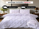 White Lucerne Bloomscape Quilt / Doona / Duvet Cover set V745-AQ08161K3