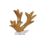Resin Sitting Standing Deer Statues Reindeer Figurines Ornaments Mountain Rockery Sculpture for Home V1294-YM0901-3111250053611