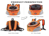 Pet Carrier Backpack for Outdoor Adventures, Hiking, Travel & Exploring With Small Pets, L V1107-CS-YTCH15