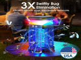 Bug Zapper Outdoor Indoor Mosquito Zapper Solar Fly Zapper Rechargeable Electric Mosquito Killer V1192-AZ-W-14965