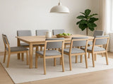 Levede Dining Chairs 8 Upholstered Kitchen Chair CH1143-2-NTX4