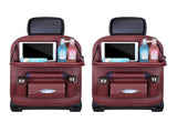 Car Back Seat Organizer with Foldable Table Tray Universal Rear Seat Storage Bag, Multi-Pocket V1107-CS-QCZYKBSNDHO
