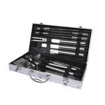 Moyasu 10Pcs BBQ Tool Set Stainless BBQ-SET-10