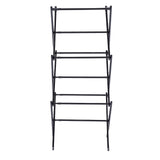 Clothes Drying Rack Expandable Carbon Steel 3 Tier Foldable Portable Laundry Rack for Clothing V1294-YM0901-3117250210011