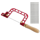 Steel Frame Coping Saw Engraving Hand Wire Cutting Saws Efficient Tool Self-Cleaning WithHandle B V1366-AZ2-W-21722