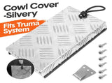Truma Cowl Cover Silver Universal Aluminum Checker Plate External Flue Vent Spraying Console V985-COWLCOVERSILVER