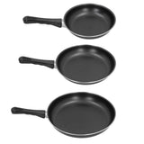 3Pcs Frying Pan Set Household Mini NonStick Pan Kitchenware for Induction Cooker Gas Stove V1294-YM0901-3118210138511