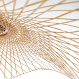 Sophia Natural Hand-Woven Bamboo Wave Pendant Lamp - Small V563-75229