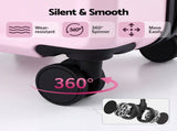 Wanderlite 28" Luggage Suitcase Trolley Travel Lightweight TSA Hardshell Pink LUG-ABS-DM-28-PK