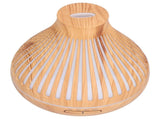 400ml Oil Diffuser 7Color LED Light Wood Grain Humidifier for Home Office V1294-YM0901-3113210156811