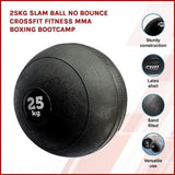 25kg Slam Ball No Bounce Crossfit Fitness MMA Boxing BootCamp V63-821673